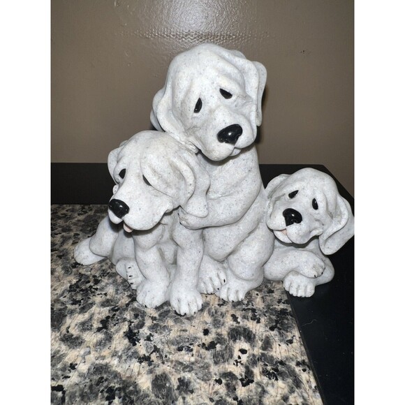 Quarry Critters Dog figurine Petie, Pepe, Pooch Second Nature Design 2001 - Picture 9 of 9